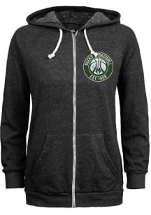Milwaukee Bucks Womens Black Triblend Long Sleeve Full Zip Jacket