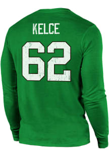 Jason Kelce Philadelphia Eagles Kelly Green LS PT Alt Long Sleeve Player T Shirt