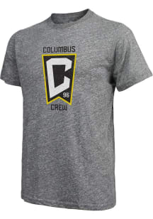 Columbus Crew Grey Primary Logo Short Sleeve Fashion T Shirt