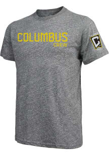 Columbus Crew Grey Wordmark Sleeve Hit Short Sleeve Fashion T Shirt