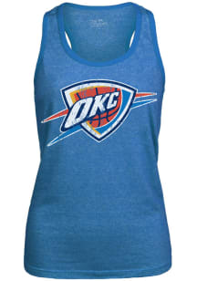 Oklahoma City Thunder Womens Blue Contrast Tank Top