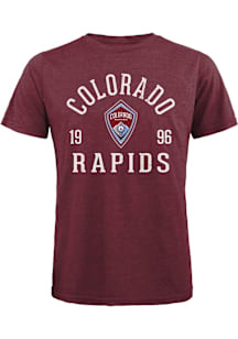 Colorado Rapids Maroon Ball Hog Short Sleeve Fashion T Shirt