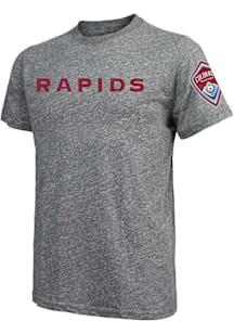 Colorado Rapids Grey Wordmark Sleeve Hit Short Sleeve Fashion T Shirt