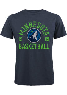Minnesota Timberwolves Navy Blue Ball Hog Short Sleeve Fashion T Shirt