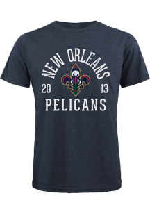 New Orleans Pelicans Navy Blue Ball Hog Short Sleeve Fashion T Shirt