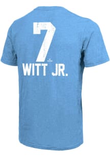 Bobby Witt Jr Kansas City Royals Light Blue Name Number Short Sleeve Fashion Player T Shirt