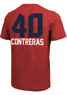 Willson Contreras St Louis Cardinals Red Name Number Short Sleeve Fashion Player T Shirt