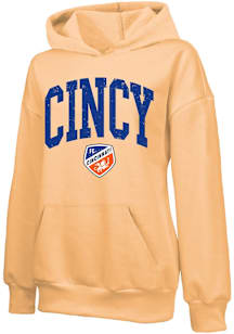FC Cincinnati Womens Orange Empire Hooded Sweatshirt