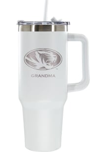 Missouri Tigers Grandma 40oz Stainless Steel Tumbler - White