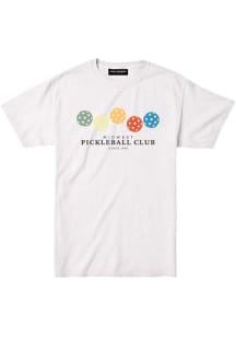 Arch Apparel RALLY White Pickleball Short Sleeve T Shirt