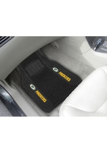 Sports Licensing Solutions Green Bay Packers 21x27 Deluxe Car Mat - Black
