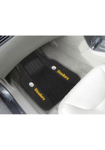 Sports Licensing Solutions Pittsburgh Steelers 21x27 Deluxe Car Mat - Black
