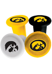 Iowa Hawkeyes 4 Pack Silicone Drinkware Accessories