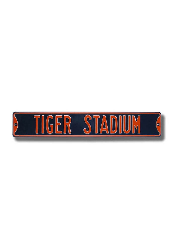Detroit Tigers Stadium Street Sign