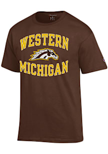 Champion Western Michigan Broncos Brown Cotton Short Sleeve T Shirt