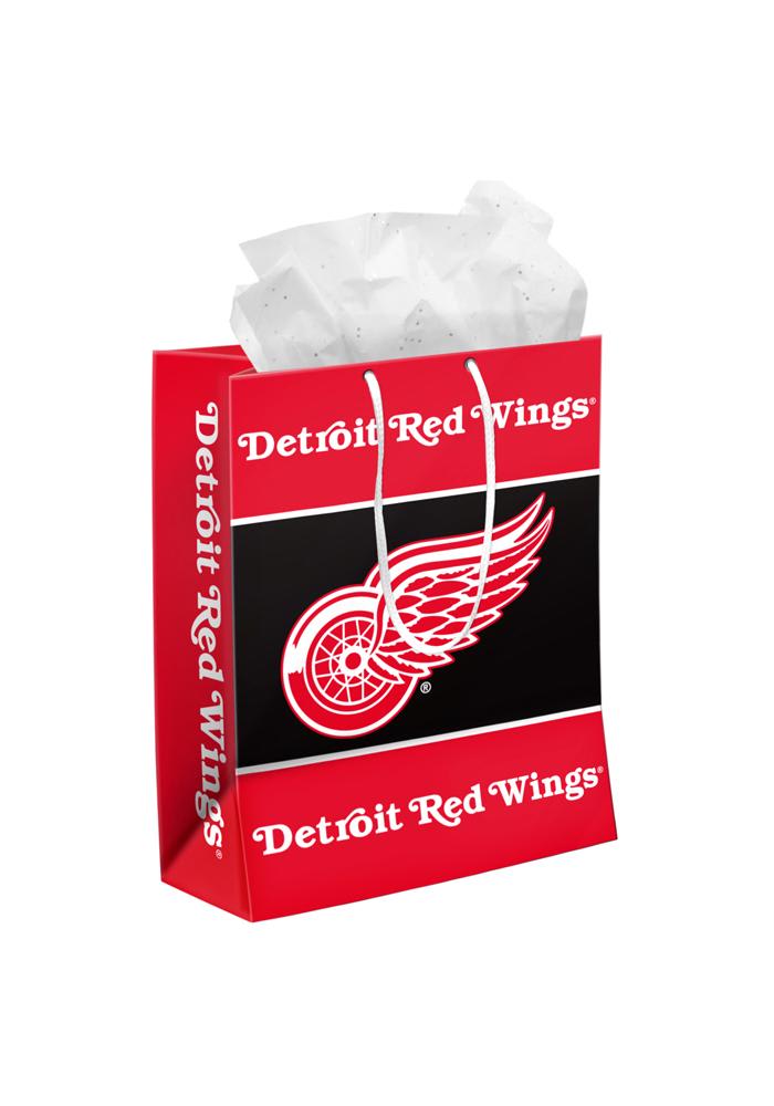 Detroit Red Wings Medium Red Gift Bag