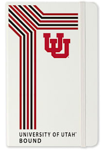 Utah Utes School Bound team logo Notebook and Folder - White