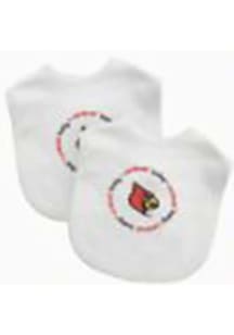 Louisville Cardinals red 2 pack Baby Bib