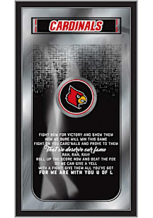 Louisville Cardinals Fight Song Hanging Back Bar Mirror