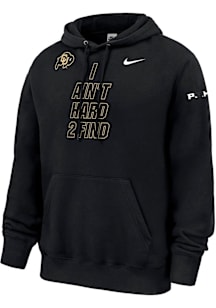 Deion Sanders Colorado Buffaloes Mens Black Coach Prime Club Fleece Player Hood