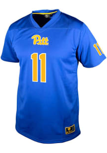 Nick James Genuine Collective Mens Blue Pitt Panthers NIL Football Jersey