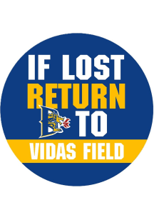 Blue Drexel Dragons 3&quot; If Lost Return To Lavelle Stadium Button