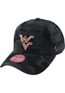 Zephyr West Virginia Mountaineers Black Dark Secret Womens Adjustable Hat
