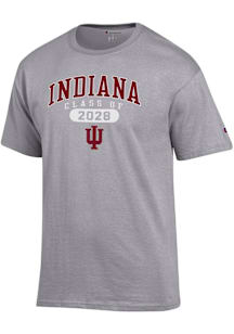 Champion Indiana Hoosiers Grey Class of 2028 Jersey Short Sleeve T Shirt