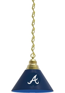 Atlanta Braves Single Gold Billiard Lamp