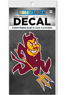 Arizona State Sun Devils Mascot Auto Decal - Red