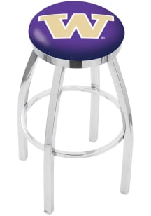 Washington Huskies Chrome Pub Stool