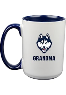 UConn Huskies Grandma 15oz Ceramic Mug - White