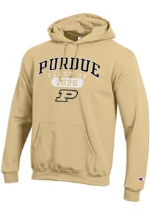 Champion Purdue Boilermakers Mens Gold Class of 2025 Powerblend Long Sleeve Hoodie