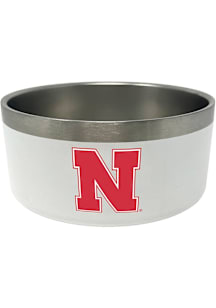 Nebraska Cornhuskers Stainless Steel Dog Pet Bowl Red