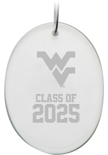 West Virginia Mountaineers Class of 2025 Oval Ornament - White