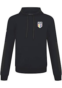 Levelwear USMNT Mens Black Bombay Core Pride 25 Long Sleeve Hoodie