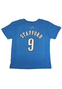 Matthew Stafford Detroit Lions Toddler Blue Player Short Sleeve Player T Shirt