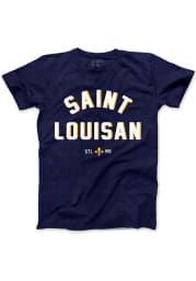 Series Six St Louis Navy Blue Saint Louisan Short Sleeve T Shirt