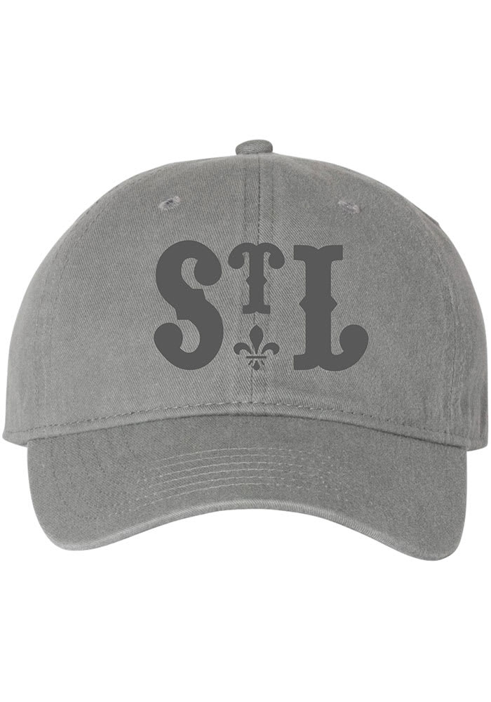 Series Six St Louis Mardi Gras Tonal Adjustable Hat - Grey