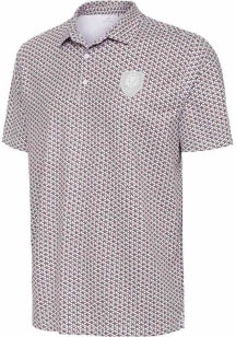 Antigua Orlando City SC Mens White Star Short Sleeve Polo