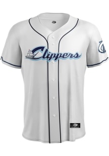 Columbus Clippers Mens White Home Limited Baseball Jersey