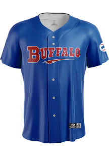 Buffalo Bisons Mens White Home Limited Baseball Jersey