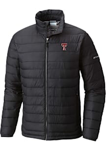 Mens Texas Tech Red Raiders Columbia Mens Powder Lite Heavyweight Jacket - Black