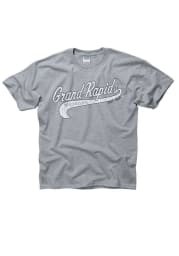 Grand Rapids Youth Grey City Tailsweep Short Sleeve T Shirt