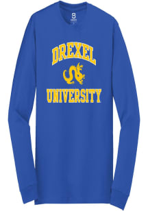 Mens Drexel Dragons Blue Summit Sportswear No 1 Primary Tee
