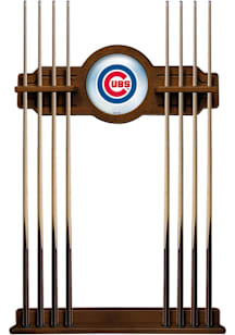 Chicago Cubs Solid Wood Cue Rack Pool Table