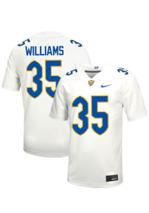 Jalynn Williams Nike Mens White Pitt Panthers NIL Name And Number Football Jersey