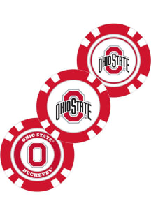 Red Ohio State Buckeyes Quilted Mallet Putter Cover