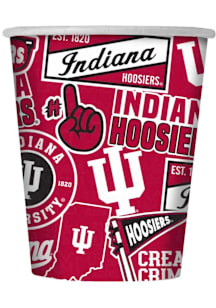 Indiana Hoosiers 12oz 25pk Disposable Cups