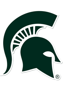 Green Michigan State Spartans 8 inch Decal